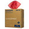 Durawipe 8.75" x 17" Red Heavy Duty Wipers - 420
