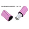 3pcs Empty Lipstick Tubes Trilateral Shaped DIY Lip Balm Container