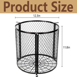 moonoom Deer Feeder Varmint Guard, 12.3” x 11.8”Varmint Cage for Feeders, Deer Feeder Cage for Hunting Keeping Wildlife Away from