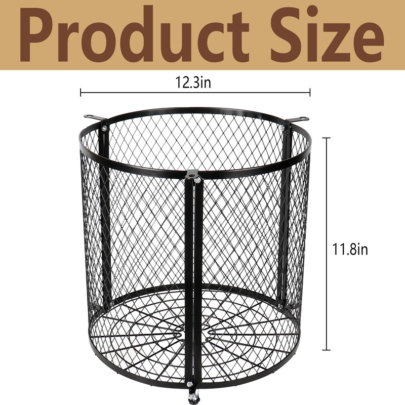 moonoom Deer Feeder Varmint Guard, 12.3” x 11.8”Varmint Cage for
