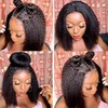 TOOCCI Lace Front Wig, 9A Brazilian Remy Lace Front Wigs,