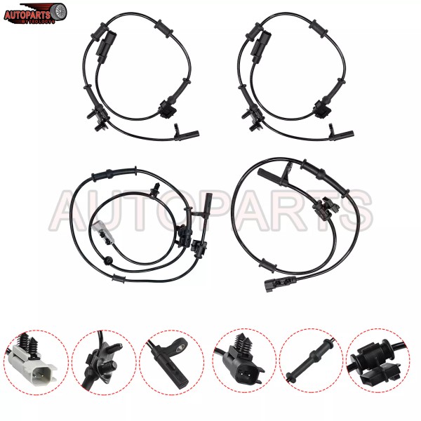 Byteology6 ABS Wheel Speed Sensor F & Rear For Chrysler