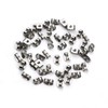 300 Pieces Stainless Steel Butterfly Earring Backs (Silver 6x4.5mm)