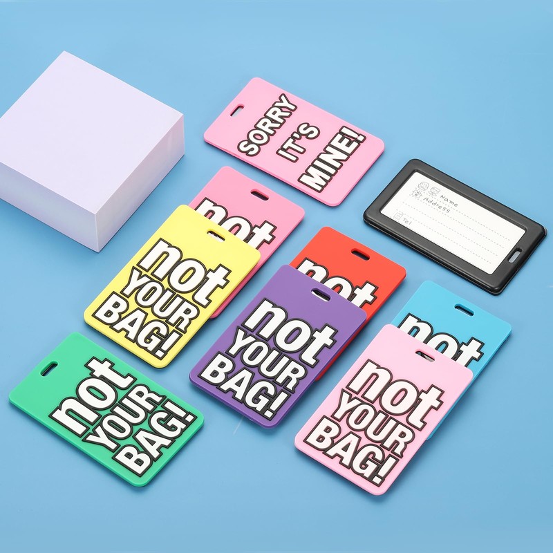 PATIKIL Luggage Tag (Not Your Bag), PVC Funny Travel Baggage