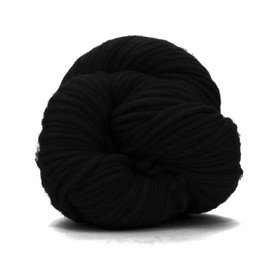 Revolution Fibers Hilo de merino súper voluminoso de alta calidad, 100 gramos de hilo de lana 100 % grueso, hilo de lana gruesa para tejer, ganchillo, manta de bebé, teñido, fieltro, tejer, negro cuervo