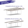 Jowkou 3 x 8FT Overhead Garage Storage Rack,Adjustable Garage Ceiling