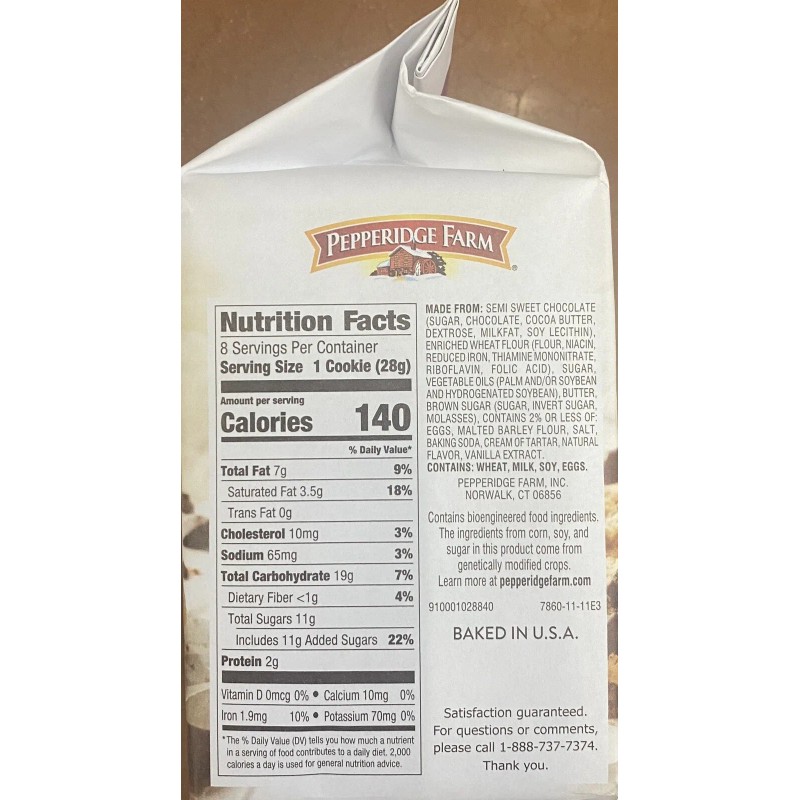 Pepperidge Farm 4x Pepperidge Farm Double Dark Chocolate Nantucket Cookies