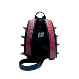 Madpax Redtilian Spike Mini Travel Backpack | Edgy Faux Leather Bag with Spikes, Compact Design, Durable & Water-Resistant | Ideal for Everyday Use, or Work