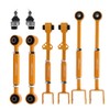 maXpeedingrods 6pc Adjustable Camber Control Arms Toe Kit w/Ball Joints