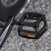 YIUBCZOQI Bike pedals with reflective strips, aluminum alloy bicycle platform
