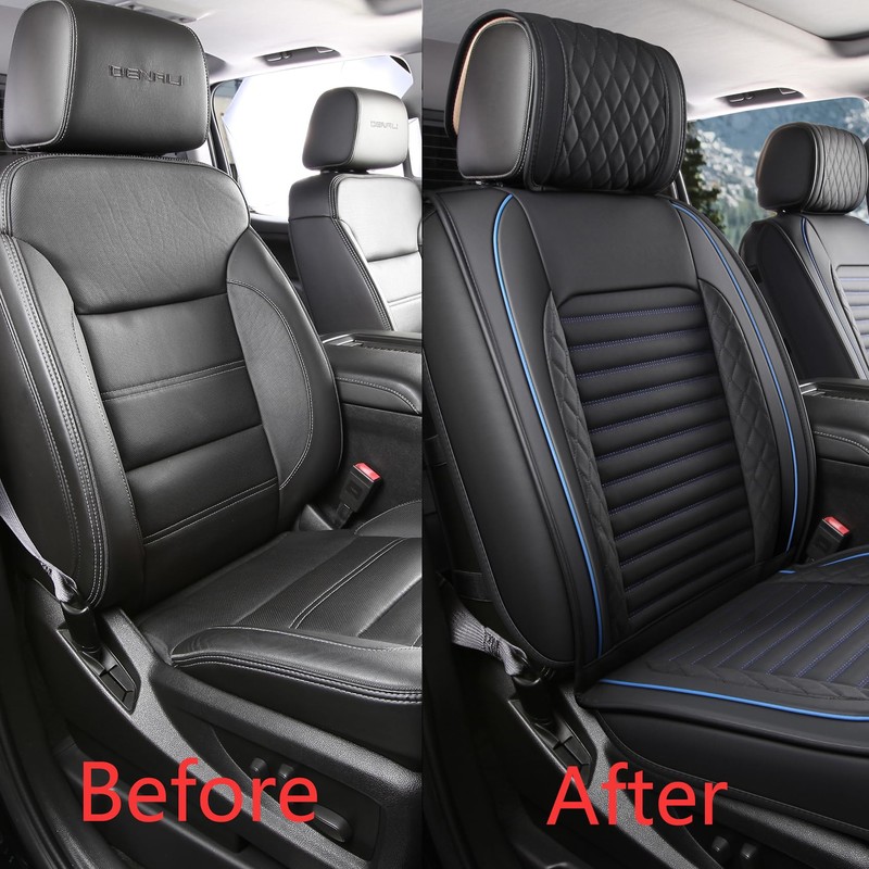 JOJOBAY Chevy Silverado Seat Covers,GMC Sierra Seat Covers,Custom Fit 2007-2024