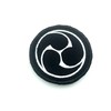 Patch Nation Japanese Shinto Triad Black Symbol Embroidered Airsoft Paintball