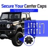 Moto Metal Wheel Center Cap Screws Kit with Part Number