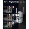 5MP Dual Lens WiFi Security Camera Outdoor Wireless Camera PT