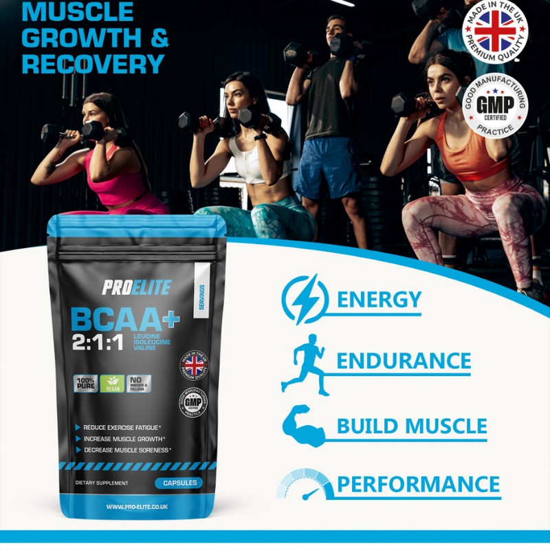 BCAA Capsule 3000mg Per Serving - 120 Vegan Capsules -