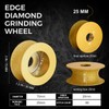 Diamond Edge Grinding Wheel, 25mm Height Radius Profile Wheel for