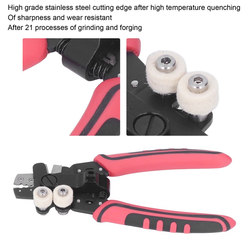 Wire Stripping Pliers Optical Fiber Stripper 4 in 1 Cutter