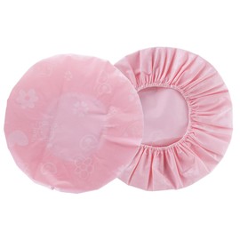 Beavorty 2pcs Eva Shower Caps Thickened Breathable Bathing Hats for Hair Protection Lightweight and Portable for Spa Shower and Makeup Pink Color