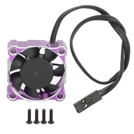 RC Car Cooling Fan Waterproof for Competition High Speed Motor 16000rpm 30 x 30mm 5-9V(Purple )