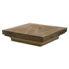 Flat Peak Newel Cap, for 3 1/4" Square Newel Posts,