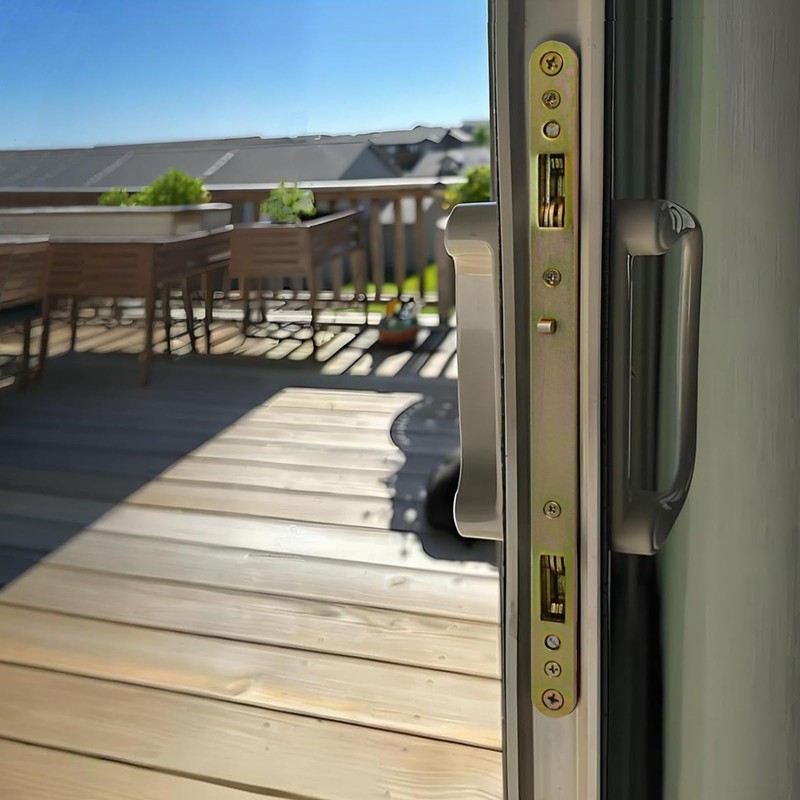 Multi-Point Mortise Lock for Sliding Patio Glass Door, Dual Point