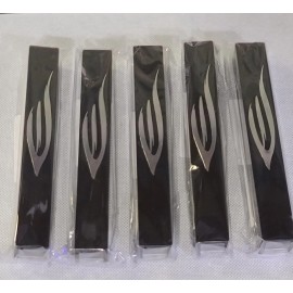 5 Black Plastic Mezuzah case fits scroll up to 5"/ 12cm  *NEW*