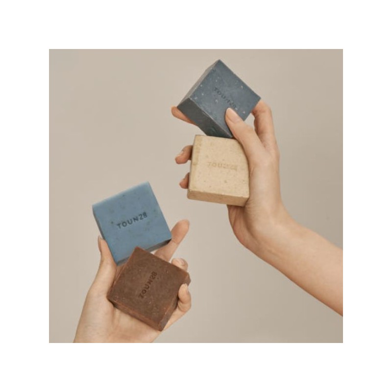 TOUN28 Solid Shampoo Bar 100g, Type:S20 Menthol/Peppermint (For scalp cooling)