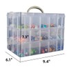 PUGED DND Dice Storage Box with Removable Dividers Polyhedral Dice