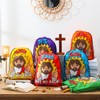 Bulyoou 24 Pcs Religious Drawstring Bags Christian Jesus Has My
