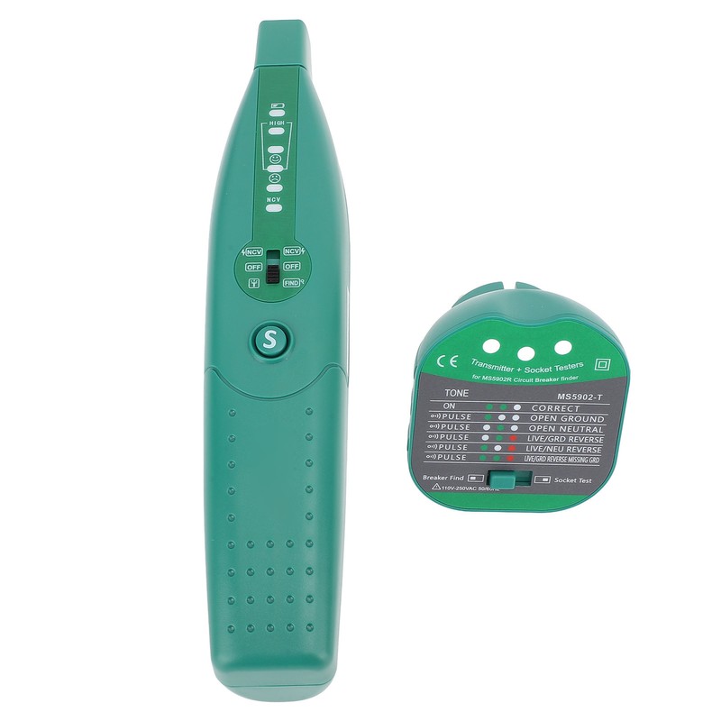 MS5902R Circuit Breaker Finder Multifunctional Fuse Socket Tester for Wall