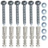 Inbrackets Value M8 x 50mm Masonry Brick Wall Fixing Screw