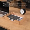DDYURI Wood Letter-Size Tray for Office Desktop Organizer - Wooden