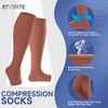 bropite Toeless Compression Socks for Women&Men-2 Pairs Open Toe Compression