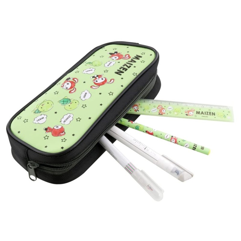 Sunstar Stationery Maizen Sisters Pen Case, Large Capacity, B Pattern