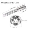 TOP-VIGOR M16 x 1.5mm Metric Tap and Die Set, Machine