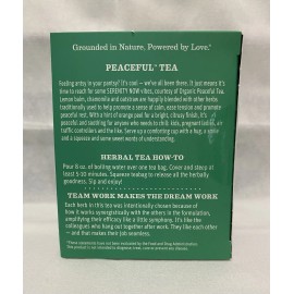 Earth Mama Organic Peaceful Tea 16 Count Chamomile Caffeine Free Pregnancy