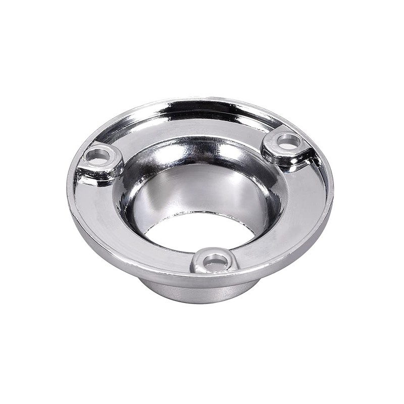 sourcing map Closet Rod Flange,22mm/0.87inch Dia, Wardrobe Socket Bracket Support