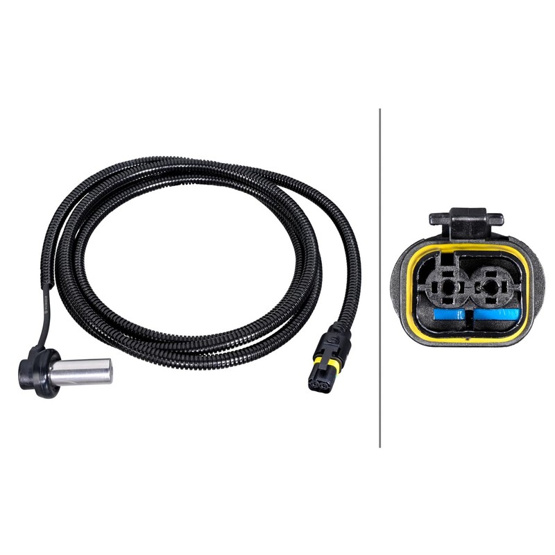 HELLA 6PU 230 052-091 Sensor, Raddrehzahl - 2-polig - Vorderachse