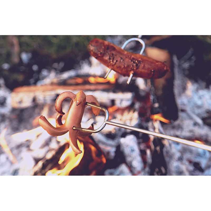 Marshmallow Roasting Sticks (Set of 2) | Reusable| Stainless Steel