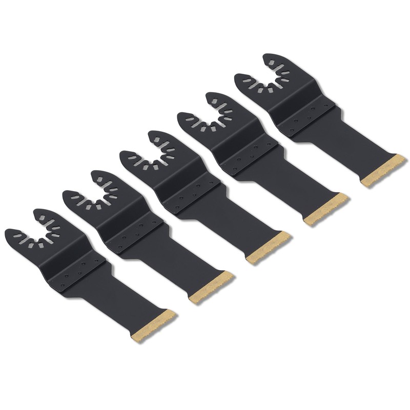 5Pcs Oscillating Tool Saw Blade Multifunctional Professional Titanium Plated Multitool