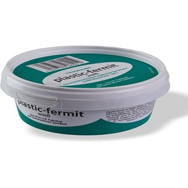 Plastic-Fermit bianco, durata Plasti che guarnizione massa, calore resistente fino a 100° C (500 G/1000 G scatola), Bianco
