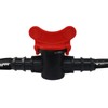 OSVJE 4PCS 3/8" ID in Line Hose Barbed Ball Valve