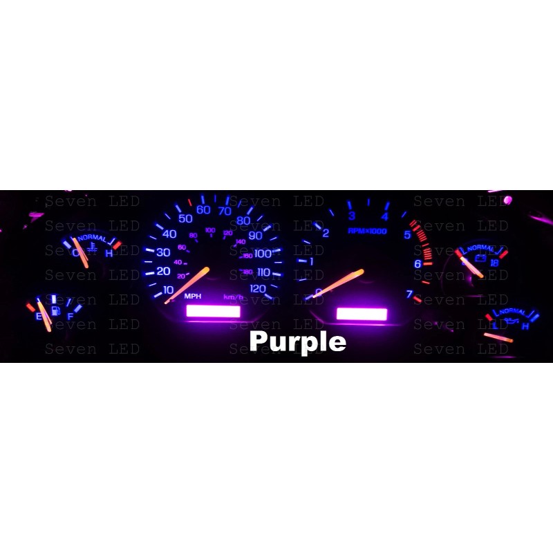 SevenLed Led Kit for Ford Mustang 1994-1998 Cluster Gauge and