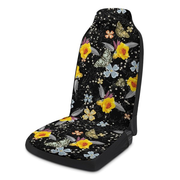 Generic 1PC Colorful Print Universal Upgrade Breathable Car Seat Cover,