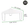 mDesign Plastic/Steel Corner Stackable Rack, Storage Organizer Shelf for Bathroom,