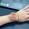 yunanwa 10 Pack Women Men Unisex Platinum Watches Roman Leather