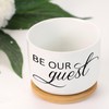 DecStic Be Our Guest Ceramic Planters Bible Verse Planters for