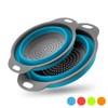 ALLIE ZENG Large and Small Collapsible Colander Folding Strainer Kitchen