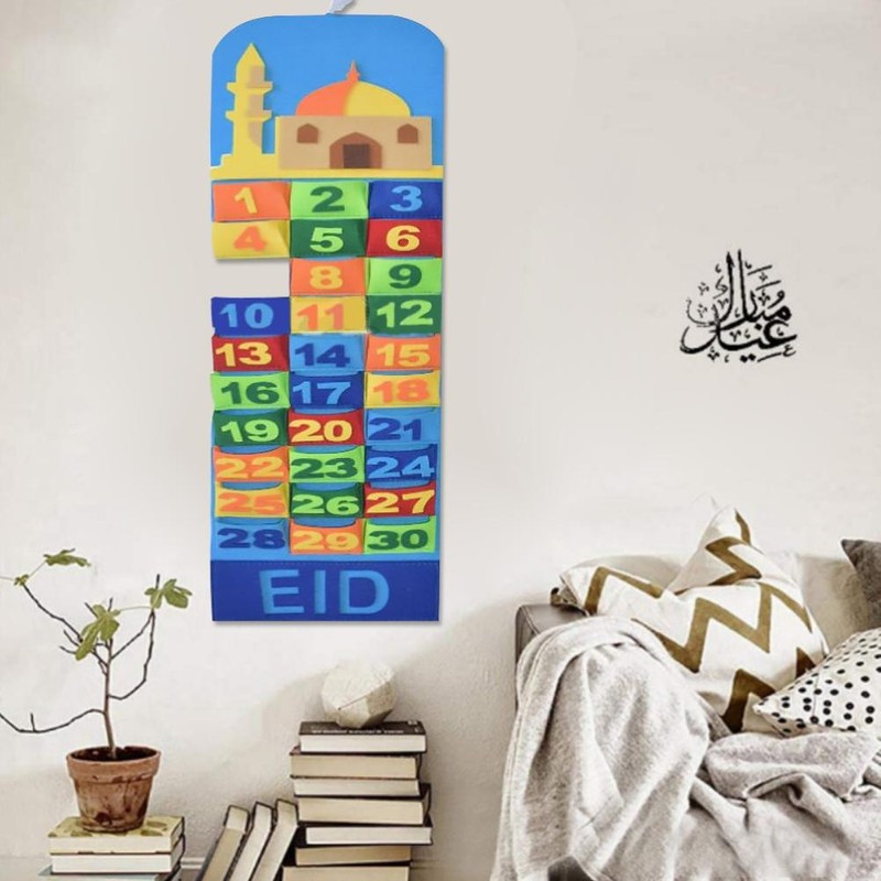 Ramadan Calendar Eid Mubarak Hanging Countdown Calendar Advent Calendar 2021