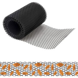 Lizzy Gutter Guard Mesh Roll 2M x 160MM | Covers Debris Clog Protection Netting DIY Gutter Protection with Fixing Clips Prevent Drain & Guttering Blockages (1)